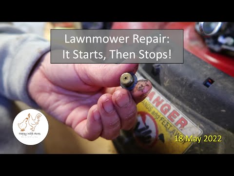 Lawnmower Repair:  It Starts, Then Stops!
