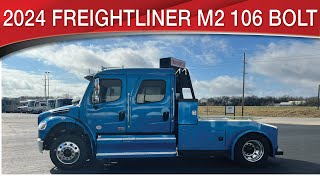 A preview image of the linked video showcasing 2024 Freightliner M2 106 Bolt