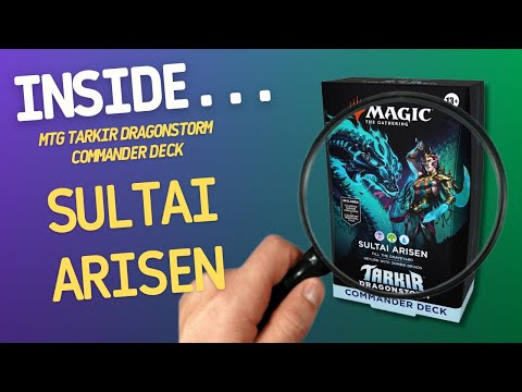 Magic The Gathering Tarkir Dragonstorm Commander Deck Sultai Arisen | Inside with João Ricardo Ep810