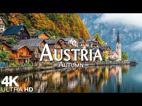 Austria 4K UHD Autumn Aerial Film • Stunning Footage, Scenic Relaxation Film with Calming Music