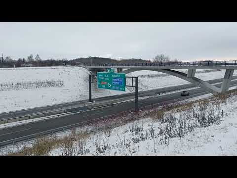 D1 Říkovice - Přerov: Návěst před exitem 292 Přerov sever od Ostravy