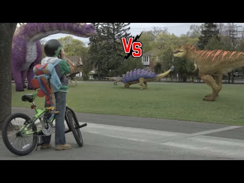 Dracorex,Brachiosaurus,Corythosaurus And Euoplocephalus Vs T-Rex’s | Dino Dan Trek Adventures (2013)