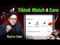 Tiktok Watch And Earn Option Tiktok Watch And Earn Option Not Showing Real Or Fake