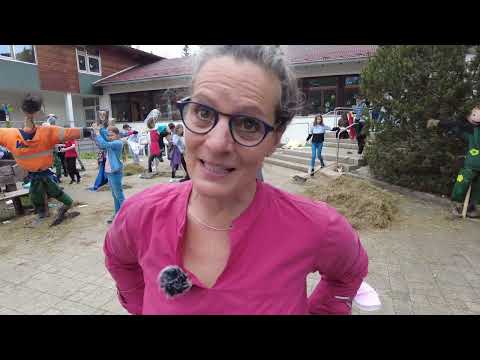 Vogelscheuchen-Projekttag in der Mittelschule Schliersee