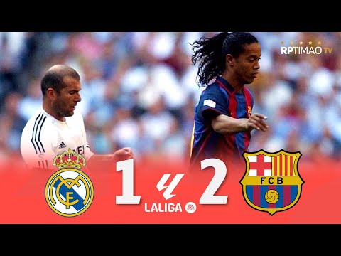 Real Madrid 1 x 2 Barcelona ● La Liga 03/04 Extended Goals & Highlights ᴴᴰ