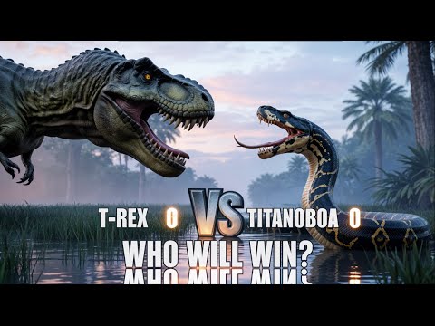 Titanoboa VS T. rex: Who Will Win?