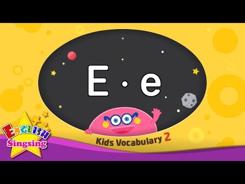 Kids vocabulary compilation ver.2 - Words starting with E, e - Learn English for kids