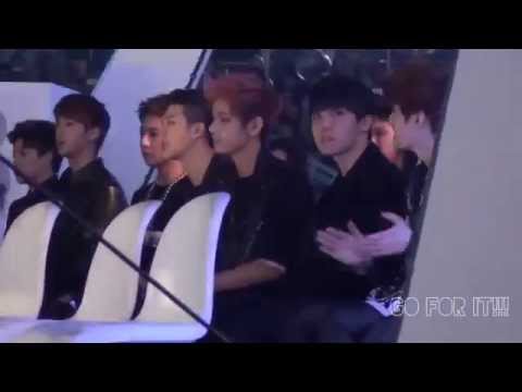 131114 BTS during IU'S PERFORMANCE!ABSOLUTE FANBOYS!