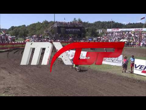 Romain Febvre CRASH MXGP of Switzerland presented by iXS MXGP race 1 - motocross