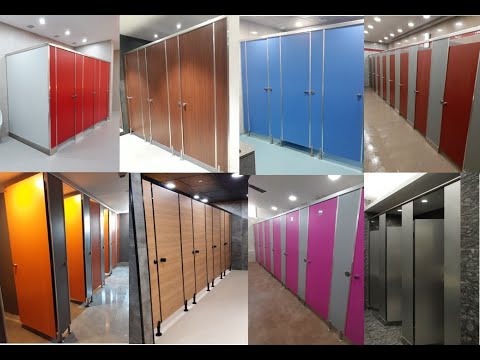 Plain glass cubicle partition for office