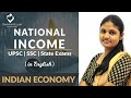 National Income GDP GNP NDP NNP Indian Economy In English UPSC GetintoIAS
