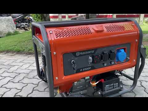 Vídeo: Gerador Husqvarna G8500P: perguntas e respostas