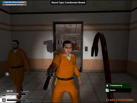 gmod | breach - a group of d class go though a maze and accidentally shooting a group of ci's