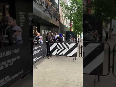 Former Mike Tyson Foe Julius Francis Knocks A Bully Out In Wembley's Box Park