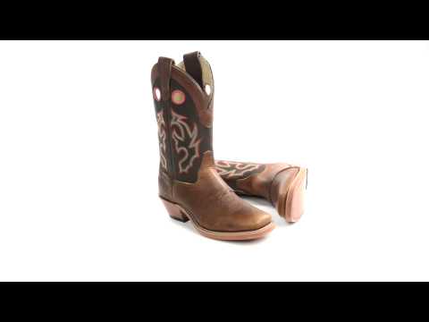 Double H Bison Buckaroo Cowboy Boots - Wide Square Toe (For Men)