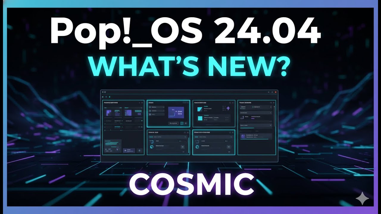 Pop!_OS 24.04 Explained: COSMIC Desktop, Tiling Workflow & Major Changes