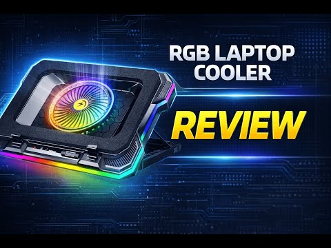 Review - ChillCore RGB Gaming Laptop Cooling Pad with 5.5" Turbo Fan, Rapid Cooling for 1