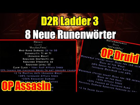 Diablo 2 Resurrected | Ladder 3 | 8 Neue Runenwörter