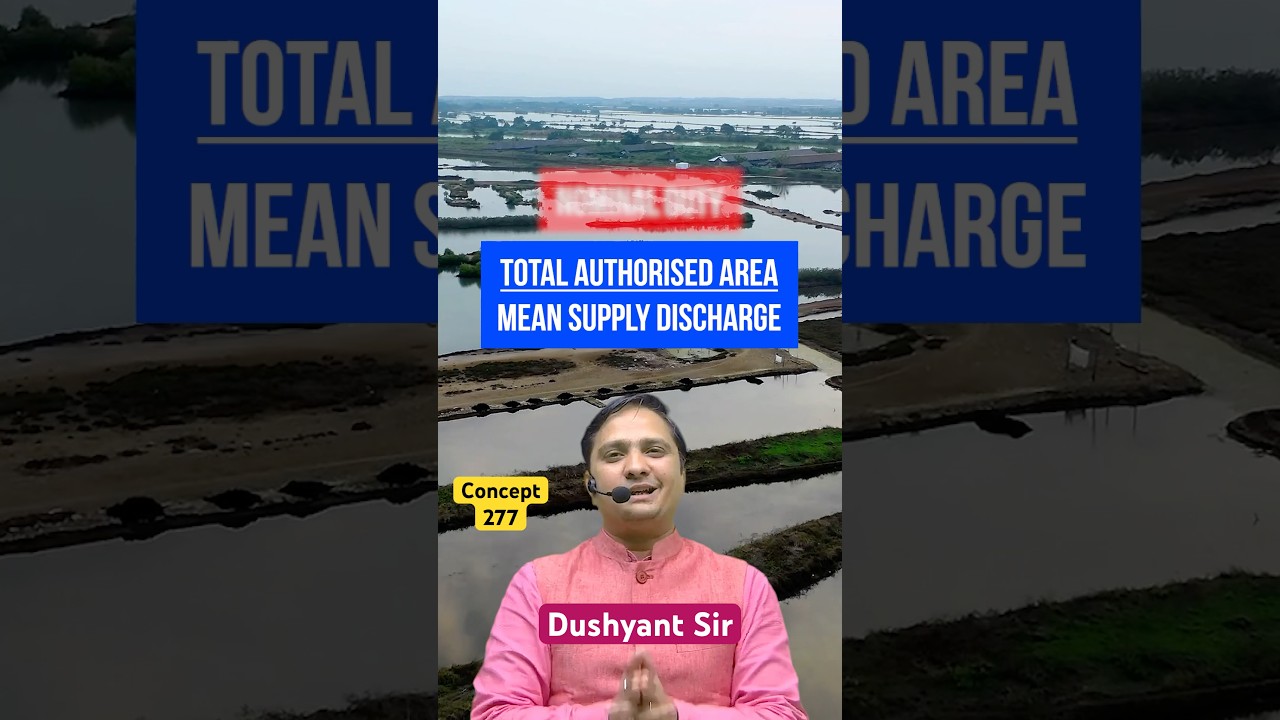 Concept-277 | Nominal Duty | Irrigation Engineering By Dushyant Sir #sasuti