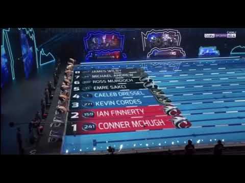 İsl İnternational Swimming League  Emre Sakci 50m breast 25:50 European Record