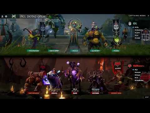 OG vs HellRaisers PGL DOTA OPEN