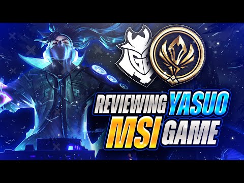 G2 CAPS MSI YASUO GAMEPLAY REVIEW! - League of Legends