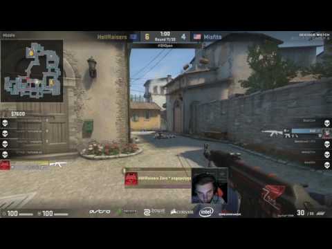 SicK ACE with 1vs2 clutch vs HellRaisers [ DreamHack Atlanta 2017 ]