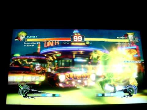 super street fighter 4 banana ken PR [ken] vs imstilldadaddy [guile]