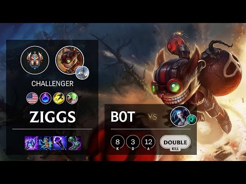 Ziggs Bot vs Jinx - NA Challenger Patch 11.8