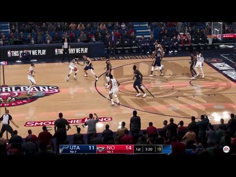 NBA LIVE 19 Pelicans vs Jazz Full Game HDR Max Quality