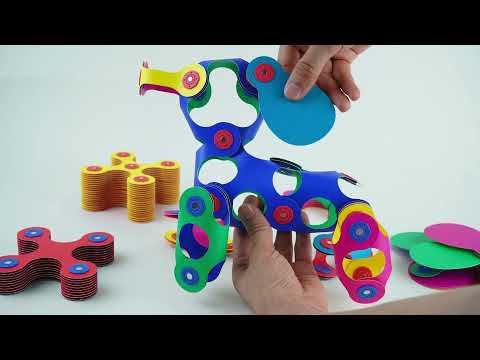 Clixo Rainbow Magnetic Construction Set