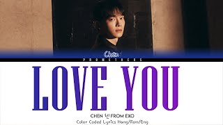 Download lagu 첸 CHEN 'Love You' Lyrics (Hang/Rom/Eng Color Coded Lyrics) mp3 Download lagu 첸 CHEN 'Love You' Lyrics (Hang/Rom/Eng Color Coded Lyrics) mp3