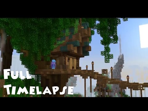 HermitCraft S7 Scar's Magical Village Base Full Timelapse! | Maksiks | Minecraft