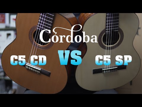 Cordoba Classical Guitar C5 CD vs C5 SP - What's the difference in sound?