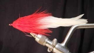 How to tie a Red and White Pike Fly