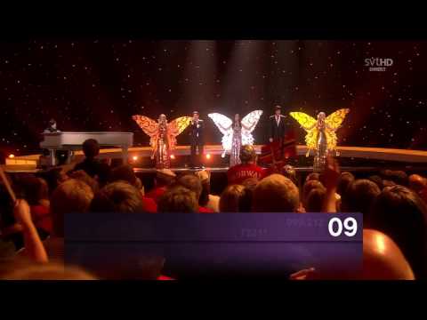 HD HDTV BELARUS ESC Eurovision Song Contest 2010 Final LIVE 3+2 feat. Robert Wells - Butterflies
