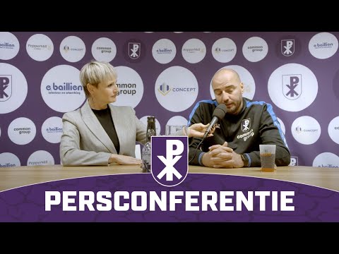 Persconferentie Patro Eisden - KMSK Deinze (3-1)