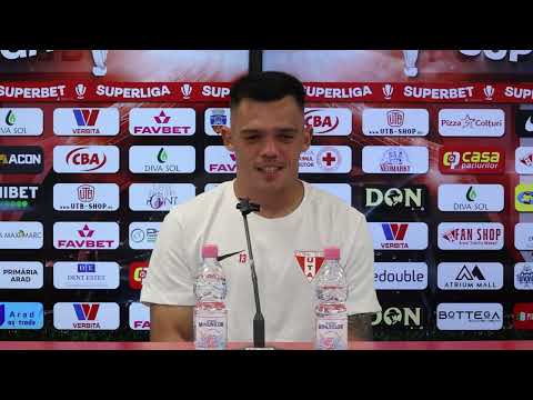 Iacob a oferit declarații în cadrul conferinței de presă dinaintea meciului CFR - UTA