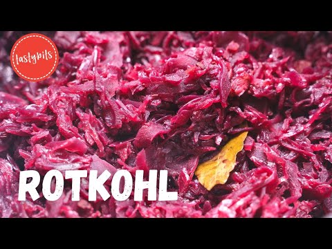 Rotkohl selber machen - Apfel-Rotkohl REZEPT wie bei Oma!