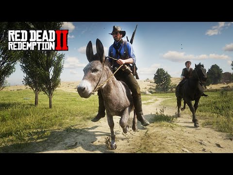 I went fishing on a donkey with Jack - Red Dead Redemption 2