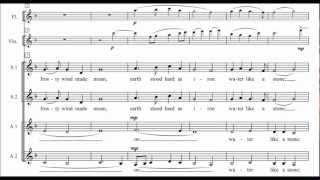 In The Bleak Midwinter by Holst, arranged by Mark Templeton