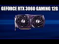 MSI RTX 3060 GAMING X 12G - відео