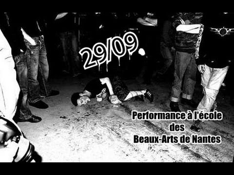 29/09 : performance à l'école des Beaux-Arts de Nantes