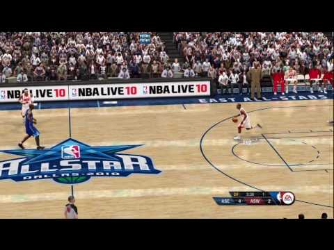 NBA Live 10 (Xbox 360) CPU vs. CPU/Superstar: All-Star Game 1/5