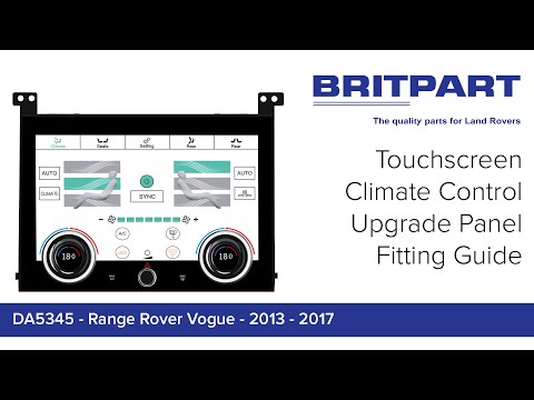 DA5345 - Touchscreen Climate Control Upgrade Panel - Range Rover Vogue - 2013 - 2017 Thumbnail