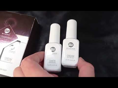 ESMALTE EM GEL SHOYY FRANCESINHA KIT WHITE E CREAM 10 ML