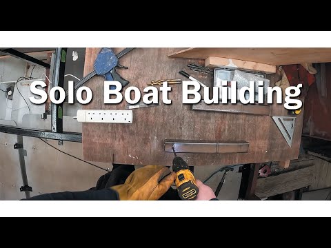 Solo Boat Building: Cutting & Assembling the Subfloor Frame