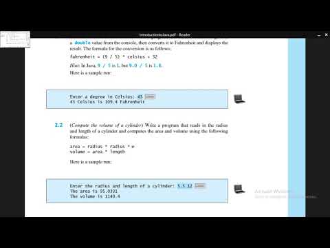 Introduction To Java Programming Exercise 2 1a