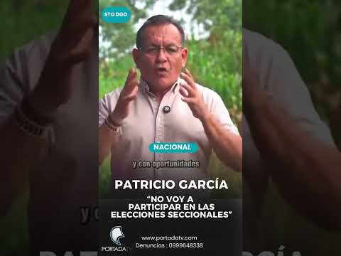 Patricio Garcia, anuncia que NO sera candidato a la alcaldía de Pastaza Notiamazonia