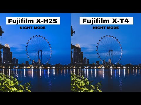Fujifilm X-H2s Vs Fujifilm X-T4 | NIGHT MODE Camera Test
